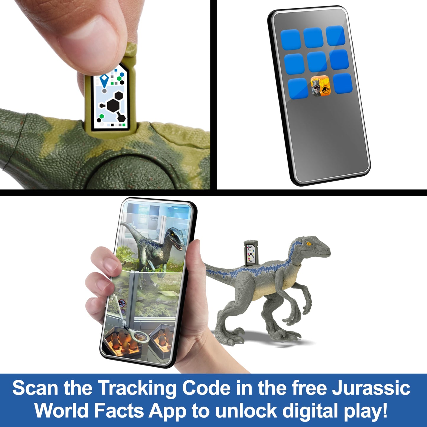 Mattel Jurassic World Indominus Rex Dinosaur Toy with Lights, Sounds & Motion — 21-Inch Camouflage 'N Battle I-Rex