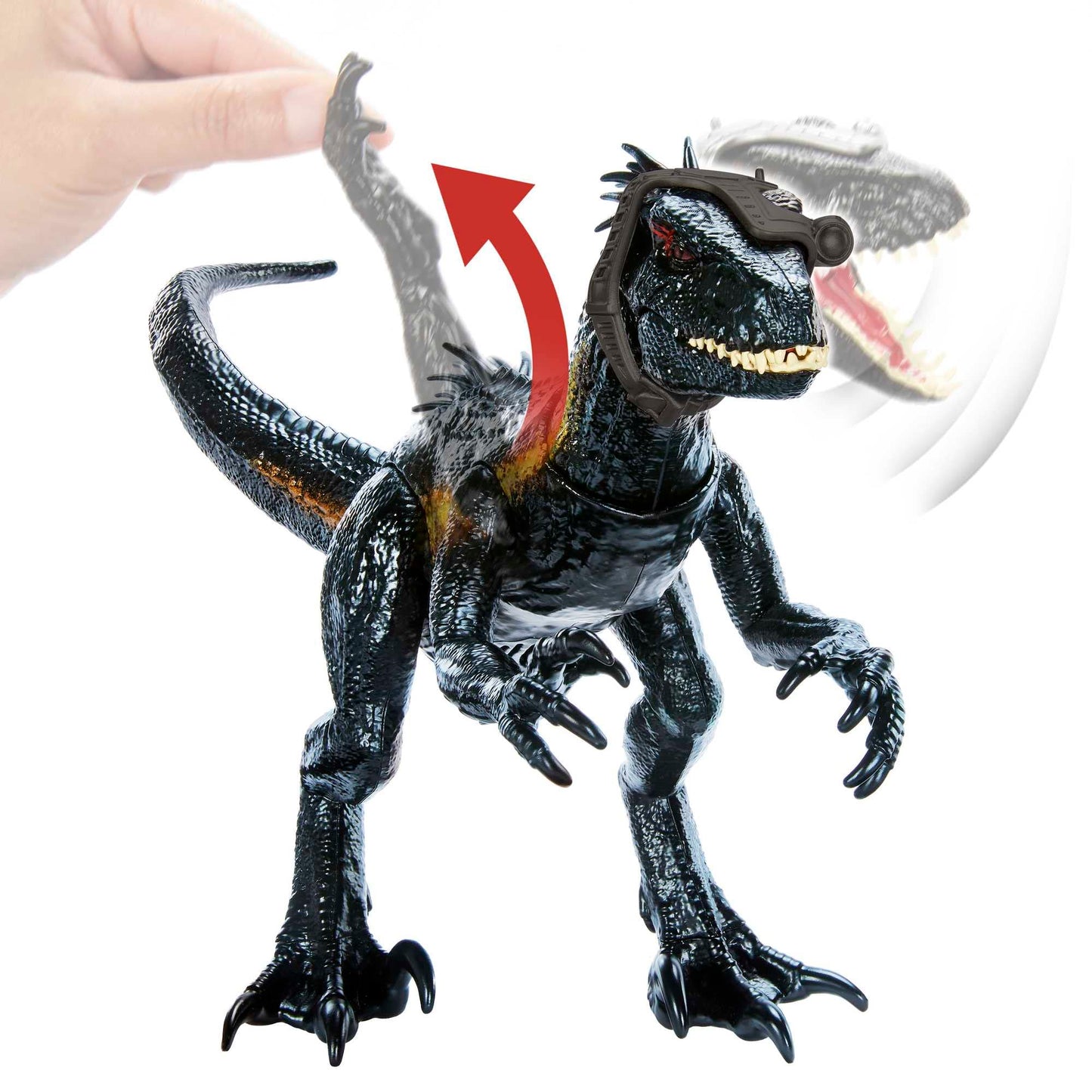 Mattel Jurassic World Indoraptor Track N Attack – 3 Attack Features + AR Play