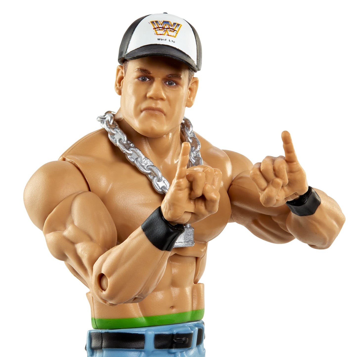 Mattel WWE Top Picks Elite John Cena 6-Inch Action Figure – Deluxe Articulation & Ring Gear