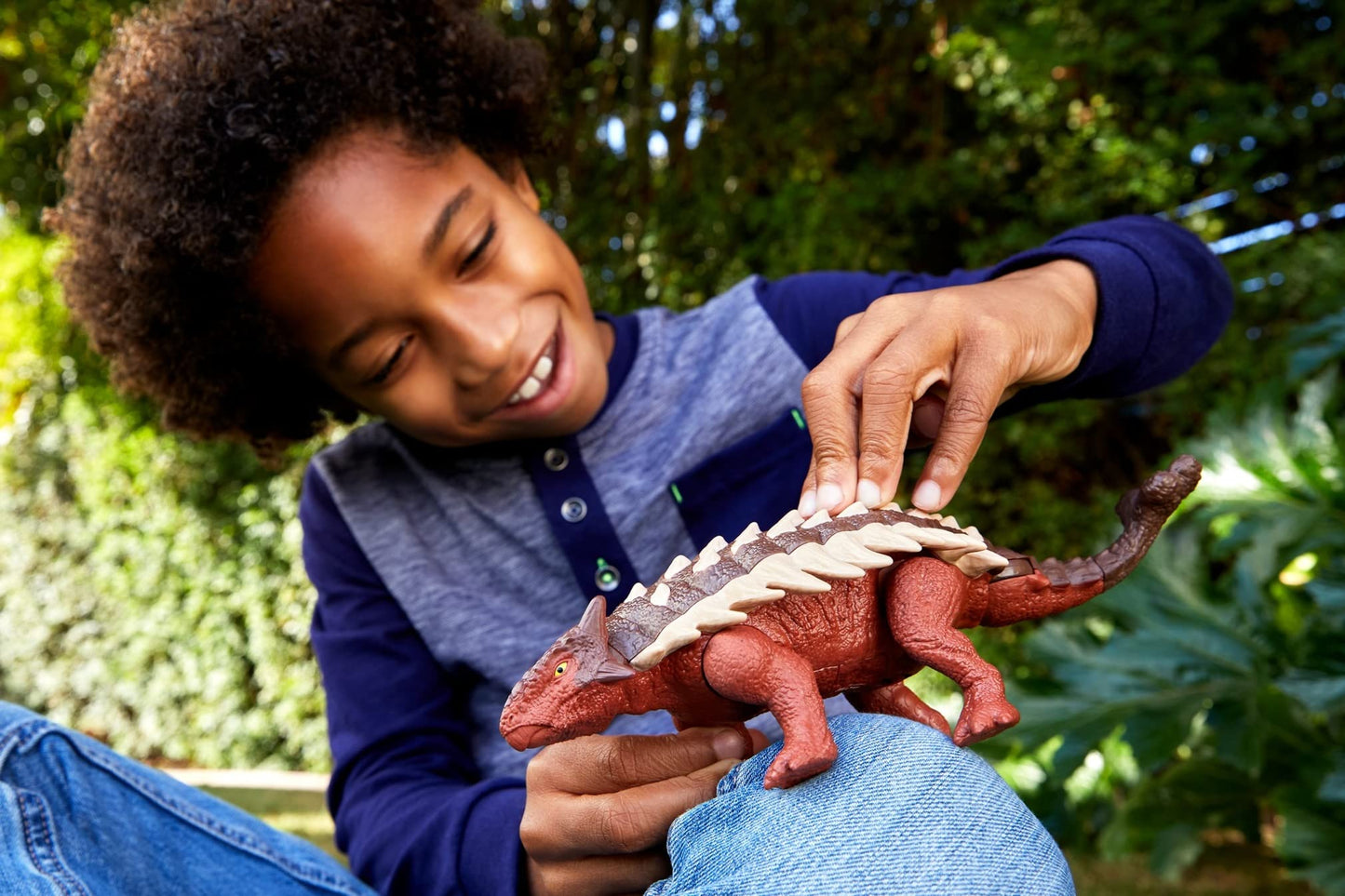 Mattel Jurassic World Dominion Roar Strikers Ankylosaurus — Roar & Tail Whip Action
