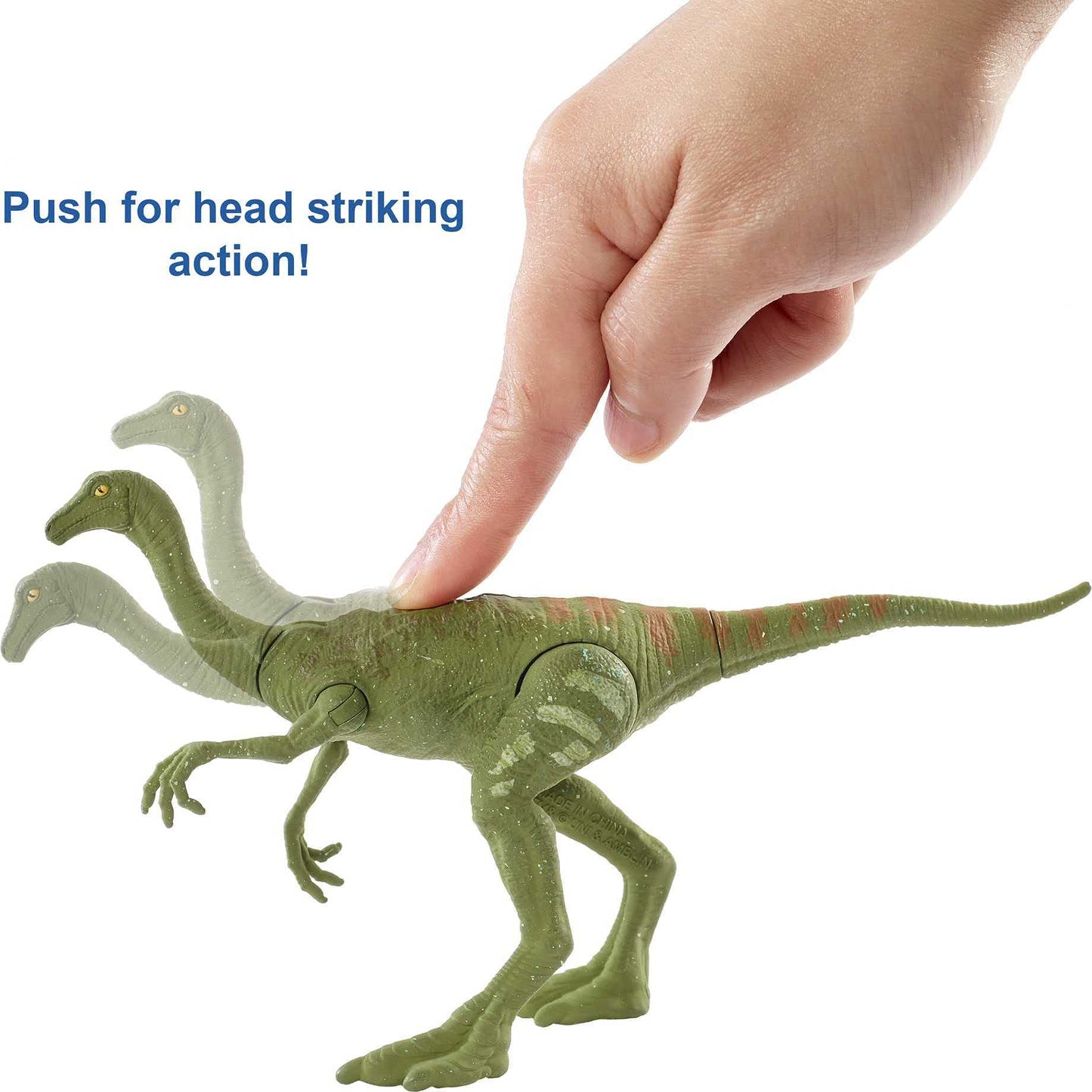 Mattel Jurassic World Gallimimus Fierce Force Figure – Movable Joints & Single-Strike