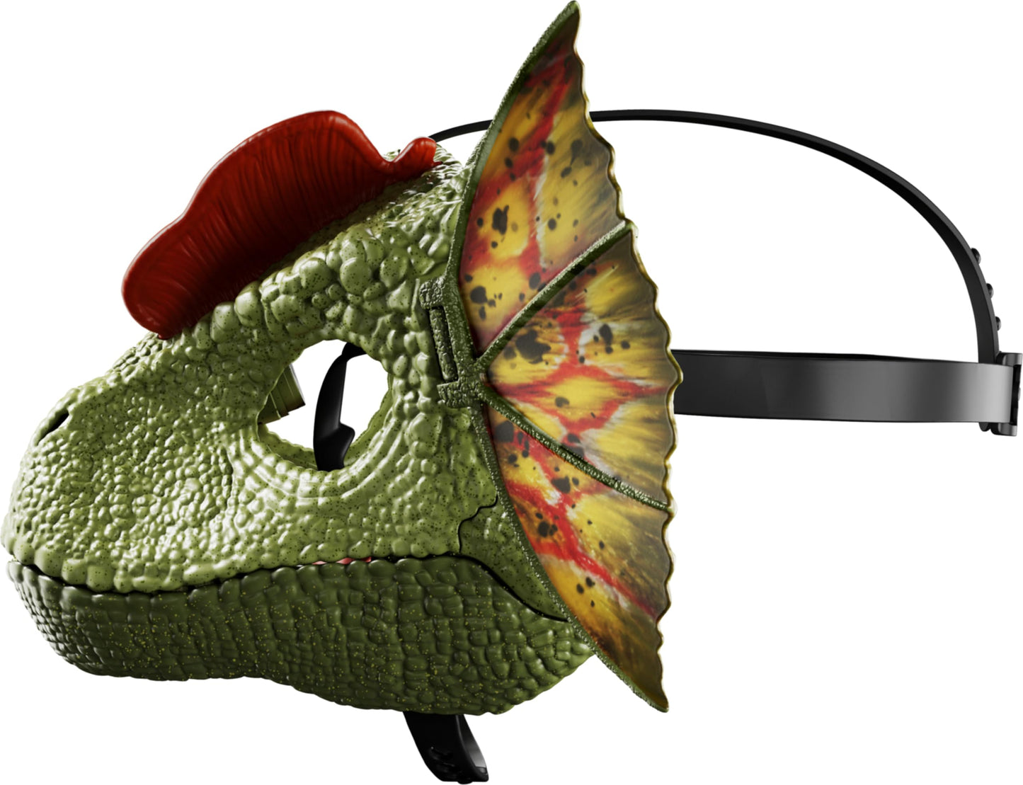 Mattel Jurassic World Dilophosaurus Mask – Venom Water Feature, Roars & Frill