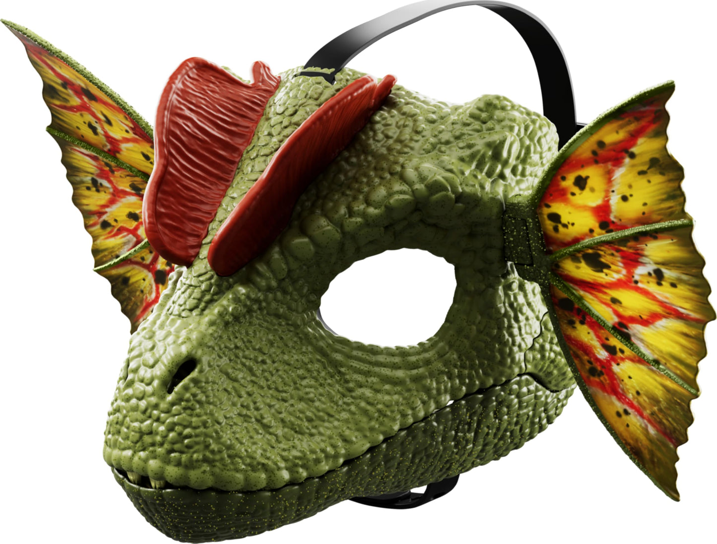 Mattel Jurassic World Dilophosaurus Mask – Venom Water Feature, Roars & Frill