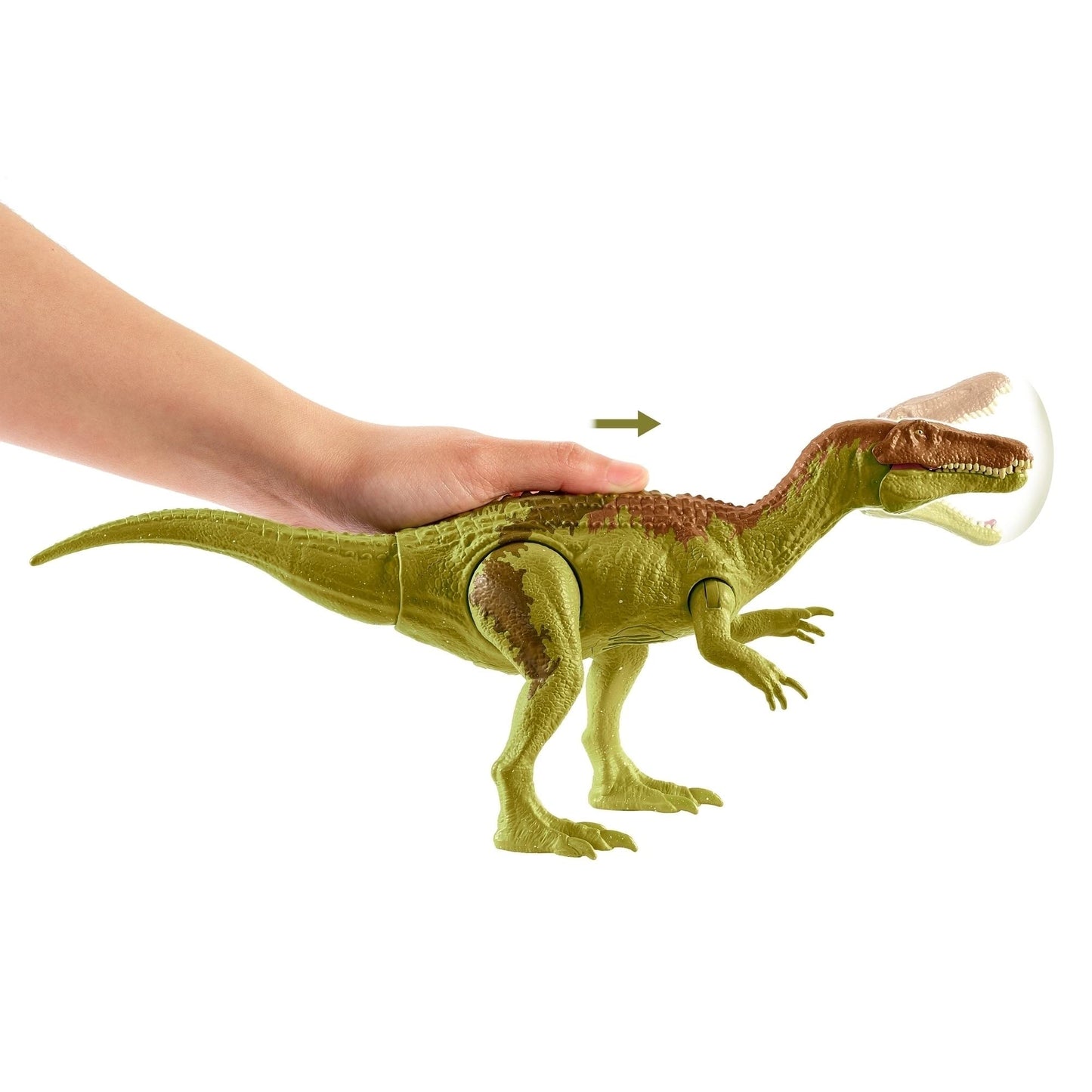 Mattel Jurassic World Camp Cretaceous Roar Attack Baryonyx Limbo Action Figure – Strike Motion & Sounds