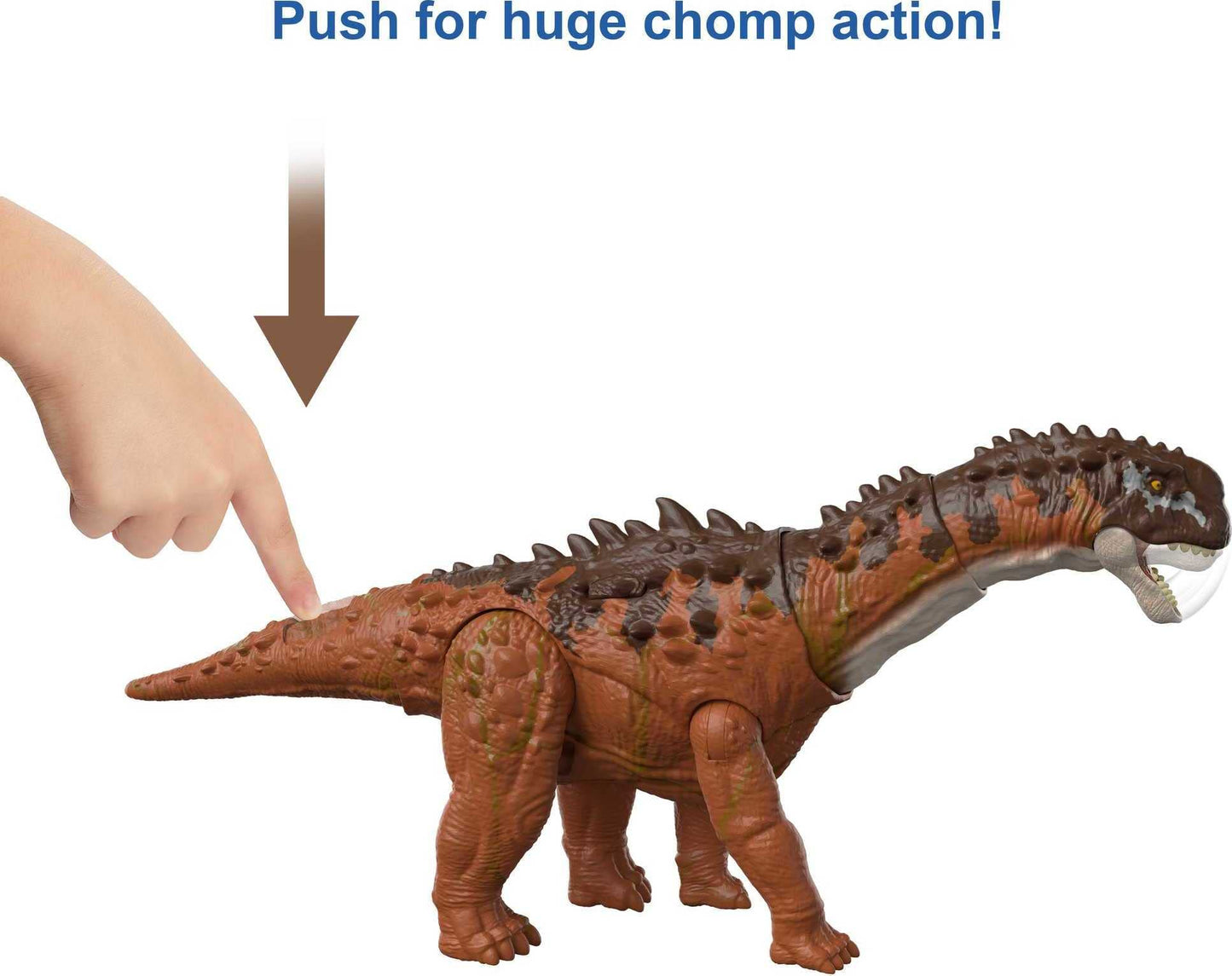Mattel Jurassic World Dominion Ampelosaurus Massive Action Dino Figure with AR