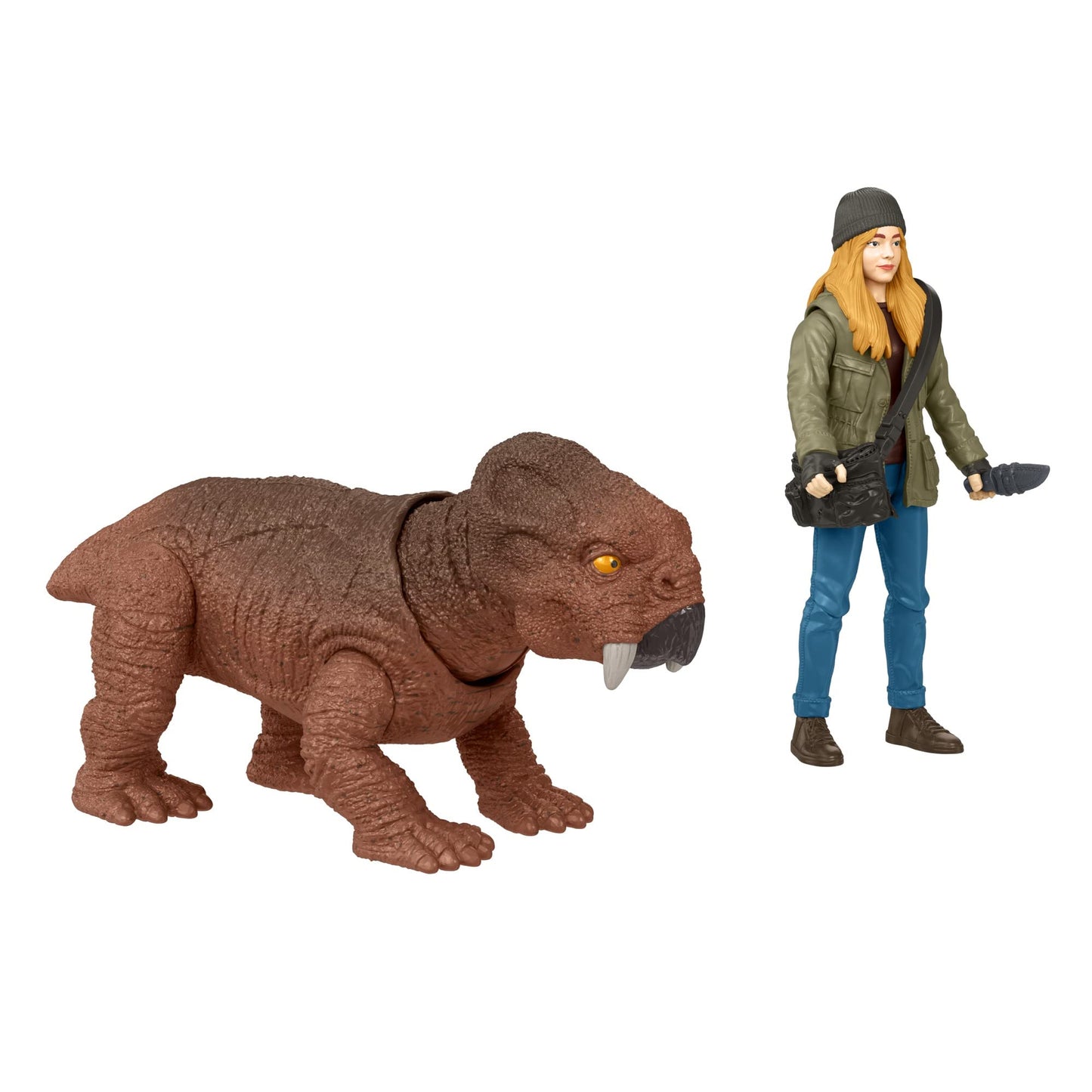 Mattel Jurassic World Dominion Maisie & Velociraptor Beta Action Figures – AR Experience & Accessories | Ages 4+