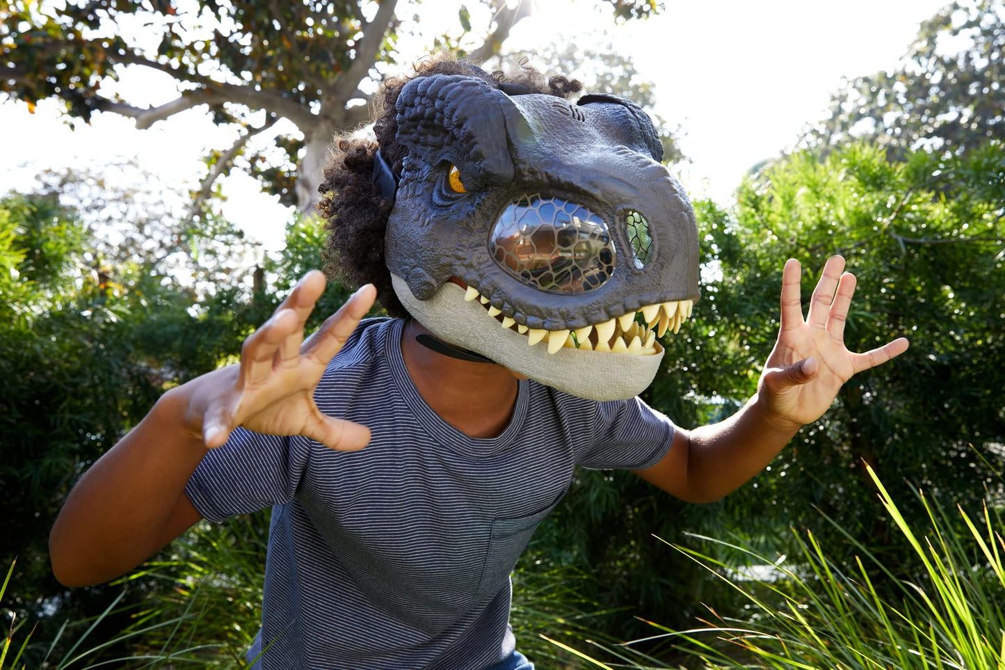 Mattel Jurassic World Dominion Chomp N Roar T. Rex Mask – Motion & Sounds