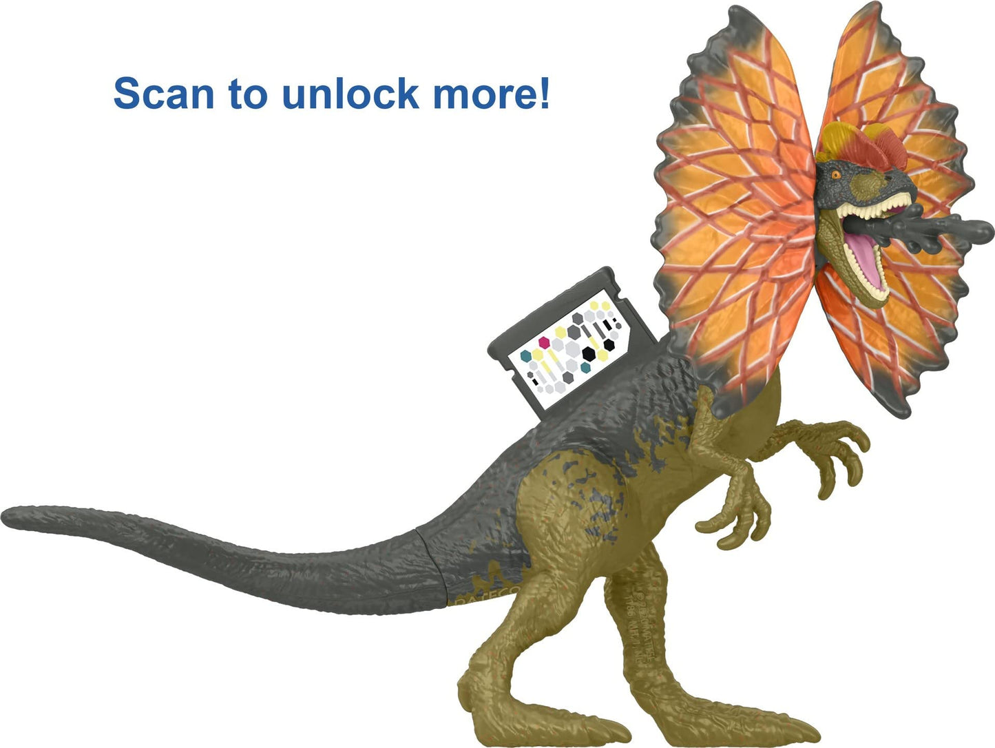 Mattel Jurassic World Dominion Claire & Dilophosaurus Action Figures + AR Accessories