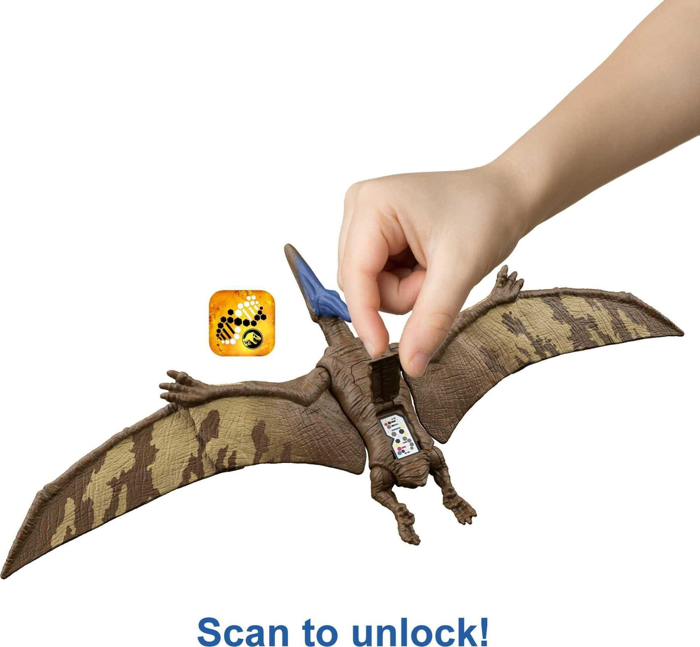 Mattel Jurassic World Dominion Roar Strikers Pteranodon — AR Action, Roaring Sound & Bite Attack