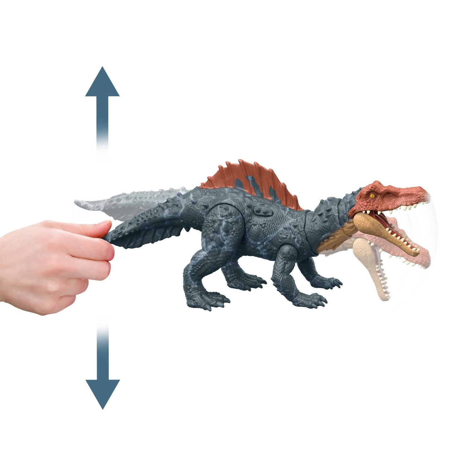 Mattel Jurassic World Dominion Siamosaurus Massive Action Figure with AR – Attack Motion & Chomp