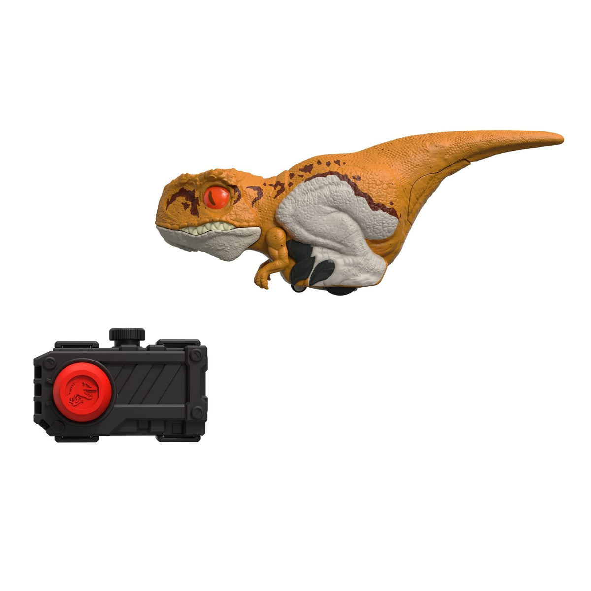 Mattel Jurassic World Dominion Uncaged Atrociraptor Toy – Clicker-Controlled Motion & Sound