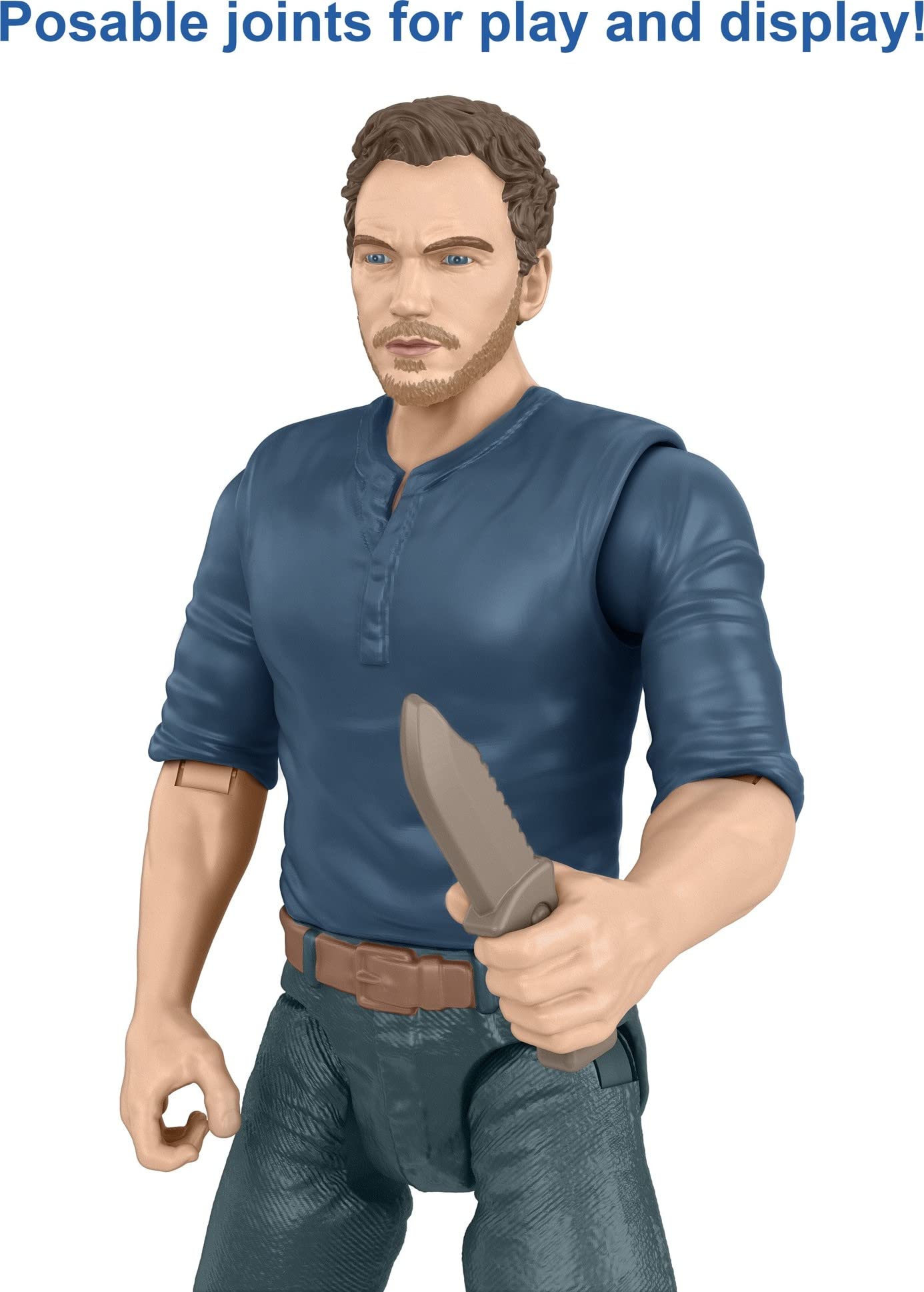 Mattel Jurassic World Dominion Owen & Velociraptor Beta Action Figure Pack | AR Play Set