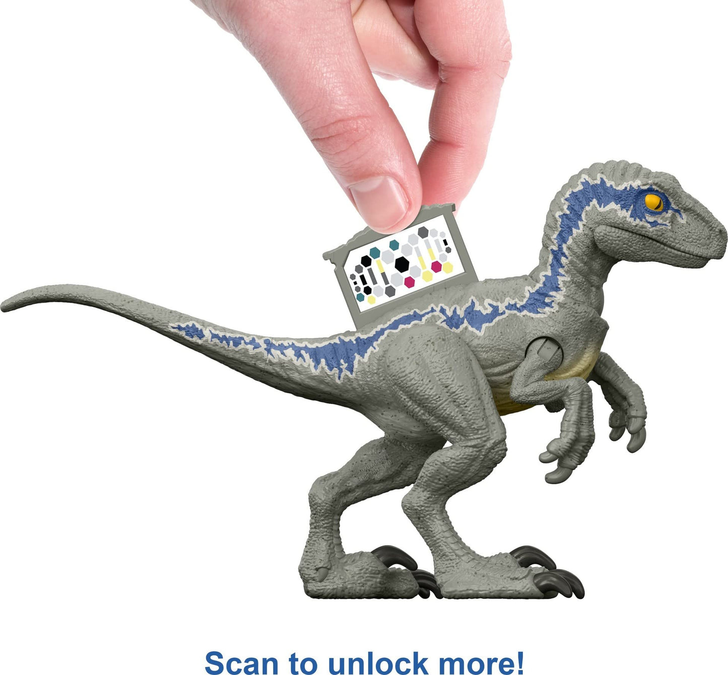 Mattel Jurassic World Dominion Owen & Velociraptor Beta Action Figure Pack | AR Play Set