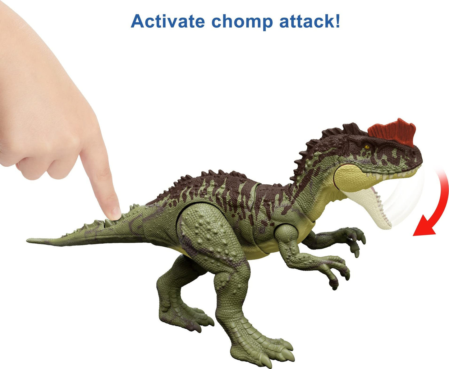 Mattel Jurassic World Dominion Yangchuanosaurus Massive Action Dino Figure with AR