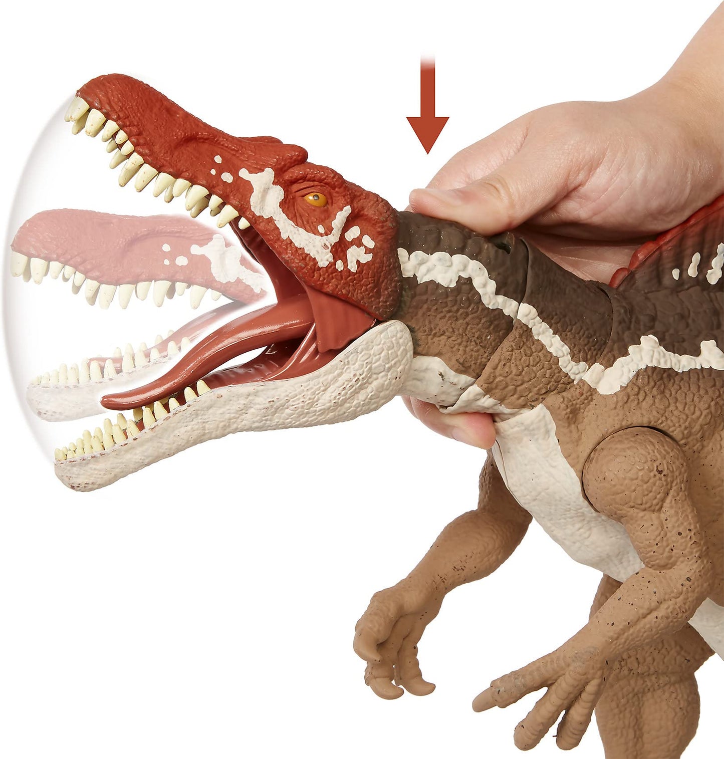 Jurassic World Extreme Chompin' Spinosaurus Dinosaur Figure | Mattel