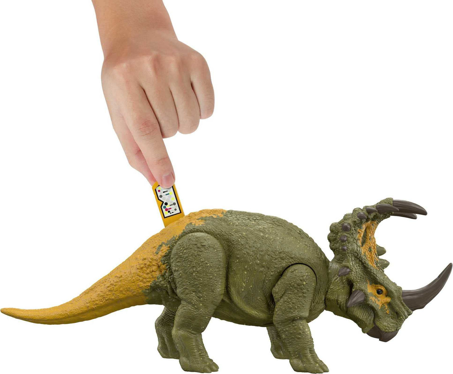 Mattel Jurassic World Dominion Sinoceratops Roar Strikers Figure with Roaring Sound and AR