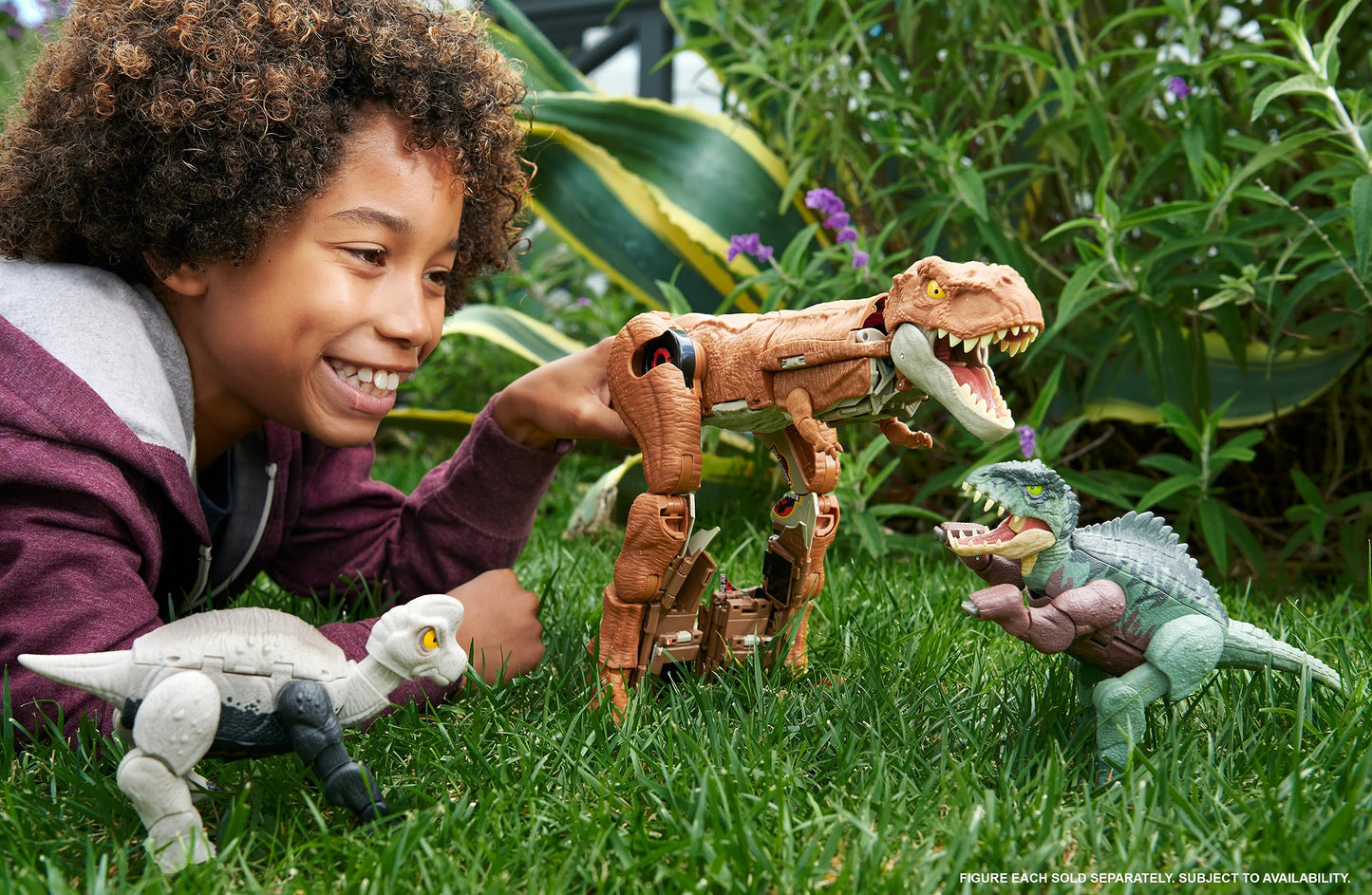 Mattel Jurassic World Fierce Changers 2-in-1 Dinosaur Action Figure — Brachiosaurus to Indoraptor in 16 Steps