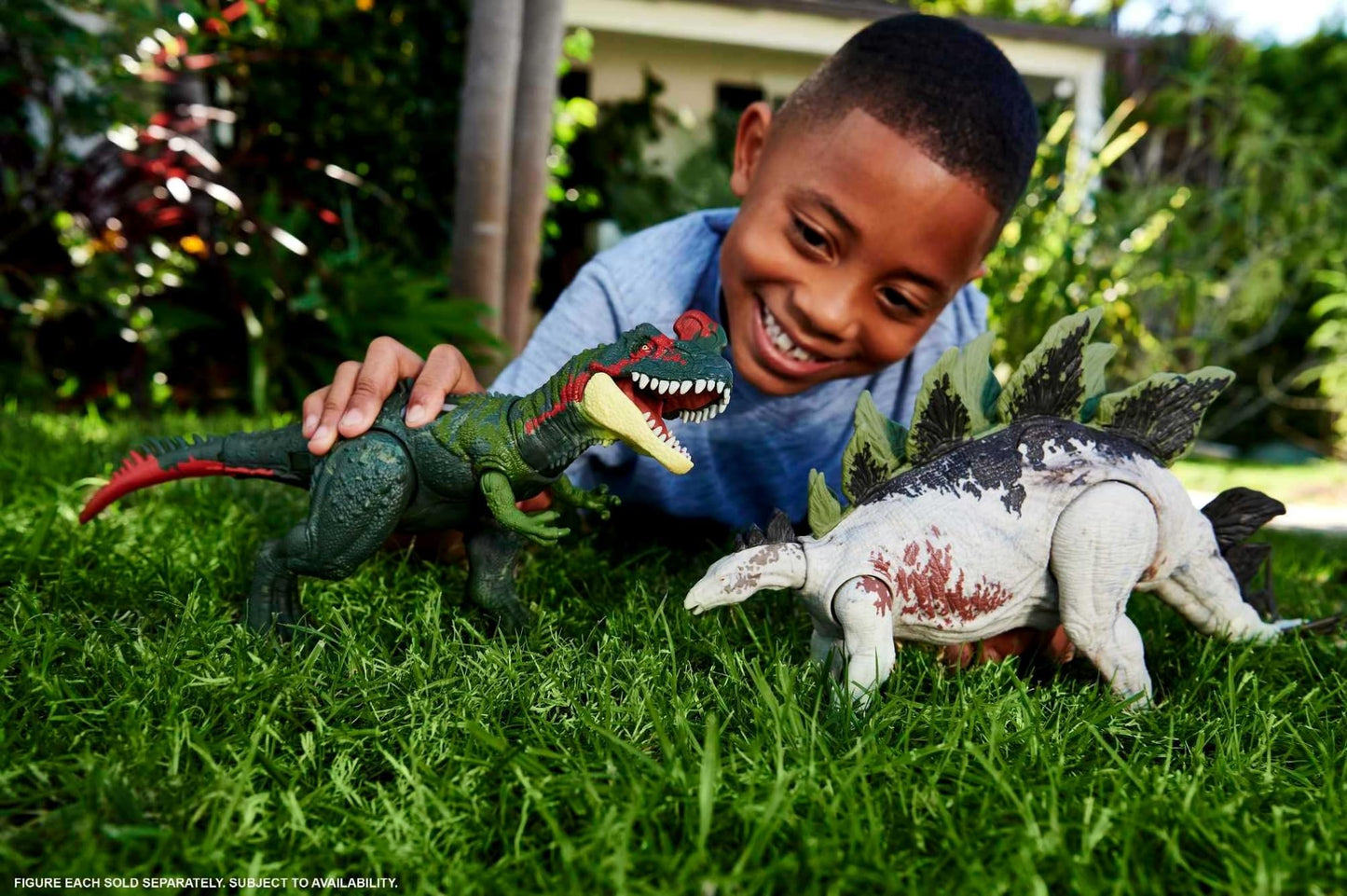 Mattel Jurassic World Gigantic Tracker Stegosaurus – AR App & Tracking Gear