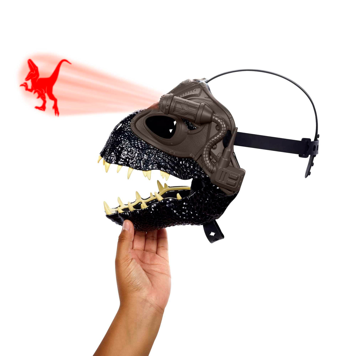 Mattel Jurassic World Indoraptor Mask with Tracking Gear | Light & Sound for Role Play