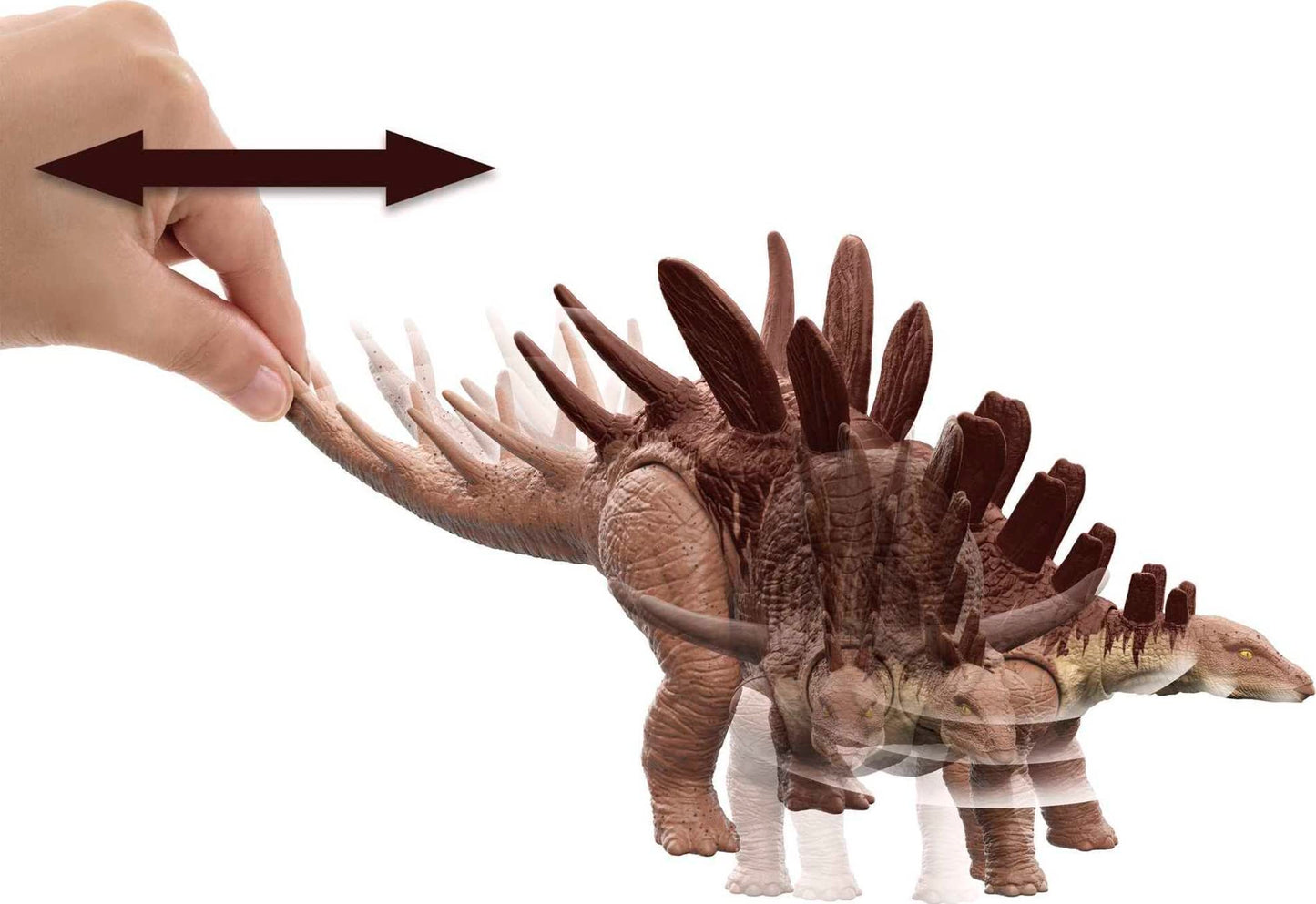 Mattel Jurassic World Camp Cretaceous Roar Attack Kentrosaurus Action Figure – Strike & Sounds