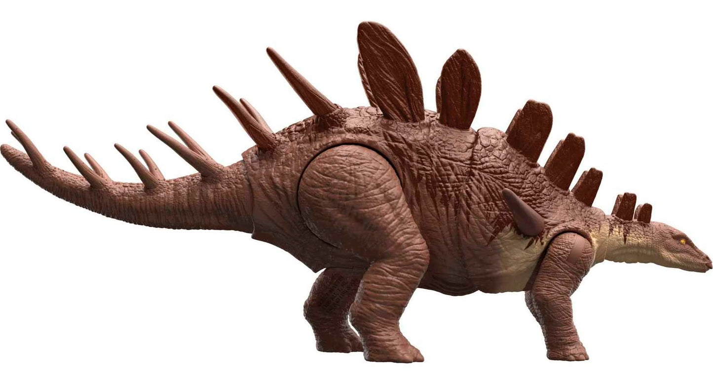 Mattel Jurassic World Camp Cretaceous Roar Attack Kentrosaurus Action Figure – Strike & Sounds