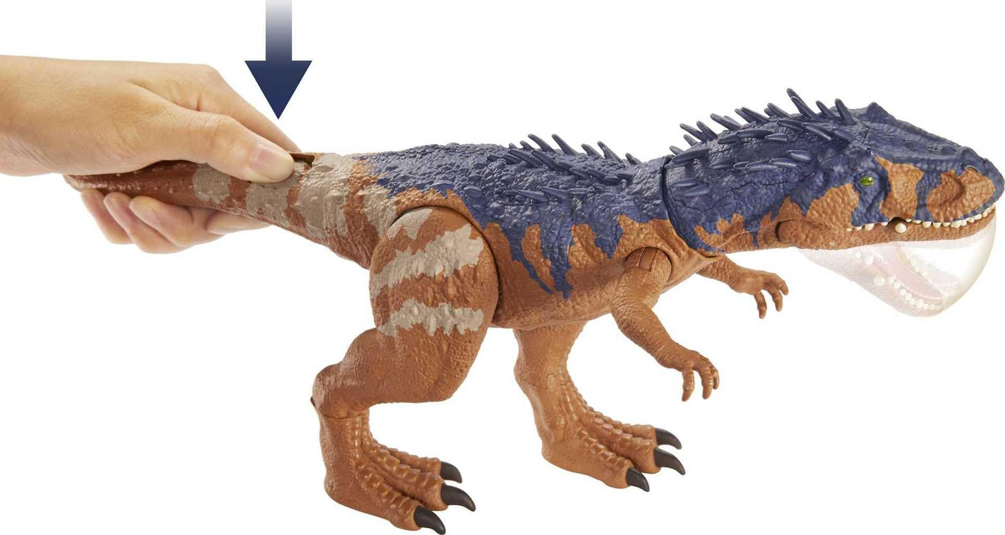 Mattel Jurassic World Massive Biters Siats Meekerorum Figure – Tail Strike & Chomping Action