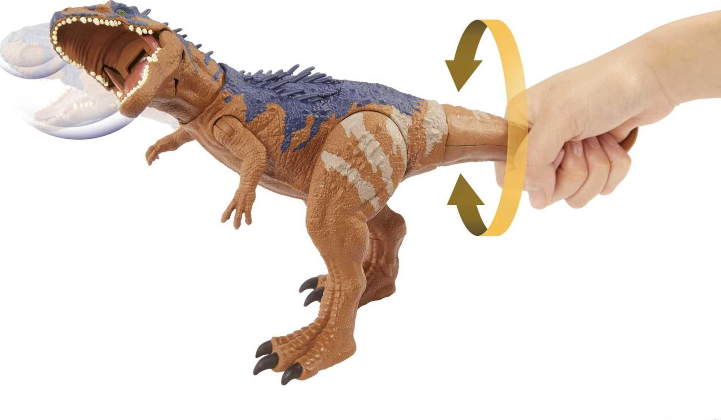 Mattel Jurassic World Massive Biters Siats Meekerorum Figure – Tail Strike & Chomping Action
