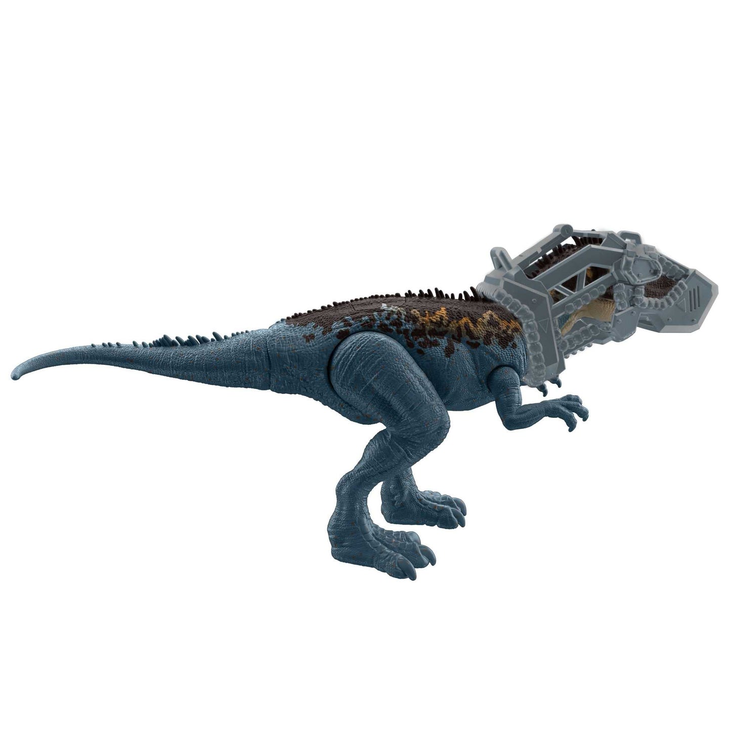 Mattel Jurassic World Mega Destroyers: Carcharodontosaurus Blue Action Figure with Attack Motion & Breakaway Accessory