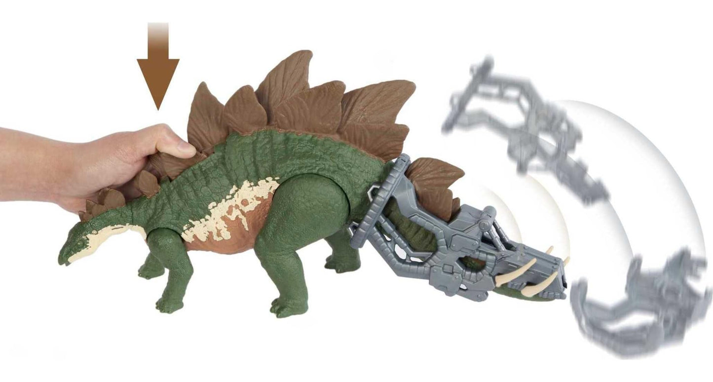 Mattel Jurassic World Mega Destroyers Stegosaurus – Movable Joints & Breakout Attack