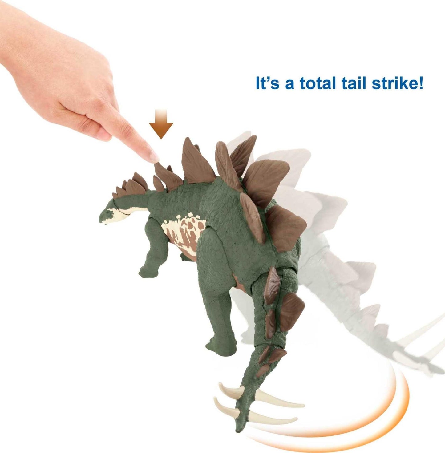 Mattel Jurassic World Mega Destroyers Stegosaurus – Movable Joints & Breakout Attack