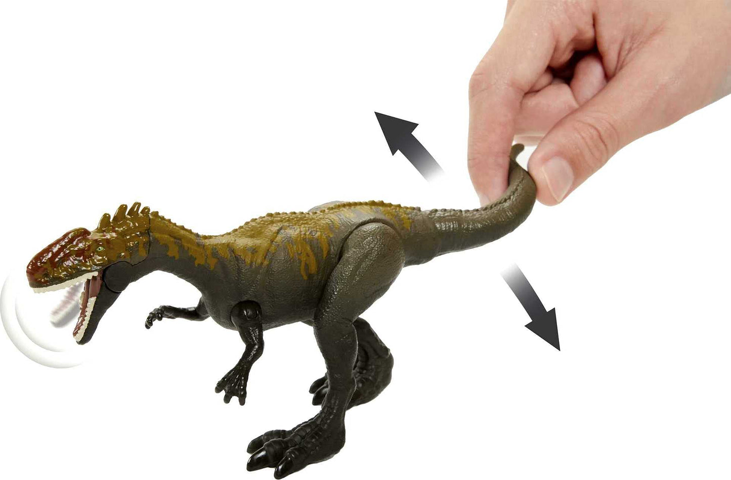 Mattel Jurassic World Camp Cretaceous Monolophosaurus Savage Strike Figure – Small Size, Movable Arms & Legs, Ages 4+