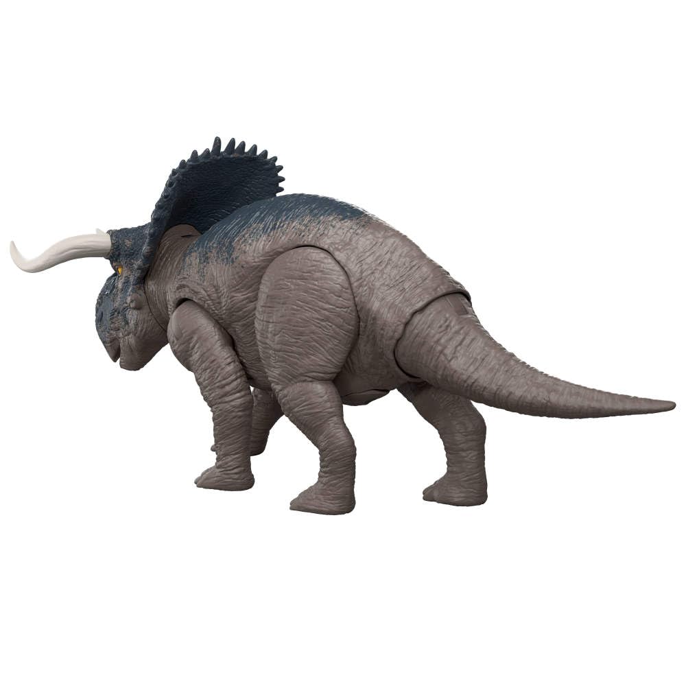 Mattel Jurassic World Rebirth Nasutoceratops – Tail Attack Action