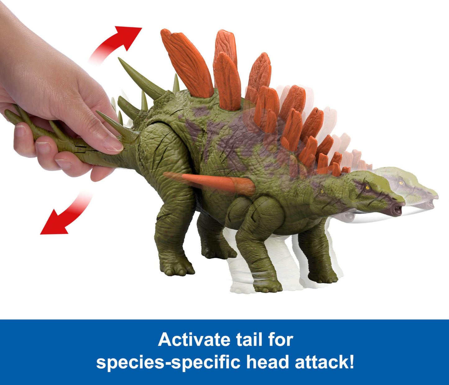 Mattel Jurassic World Wild Roar Dinosaurs with Roar & Attack – 11-Inch Action Figures