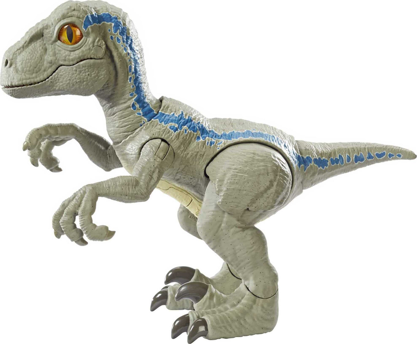 Mattel Jurassic World Primal Pal Blue – Spring-Activated Action, Sound & Full Articulation
