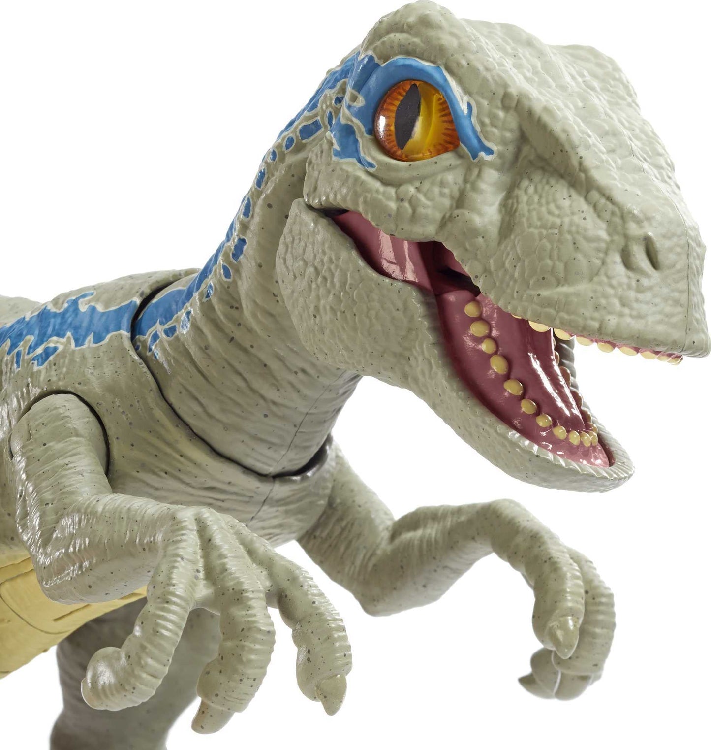 Mattel Jurassic World Primal Pal Blue – Spring-Activated Action, Sound & Full Articulation