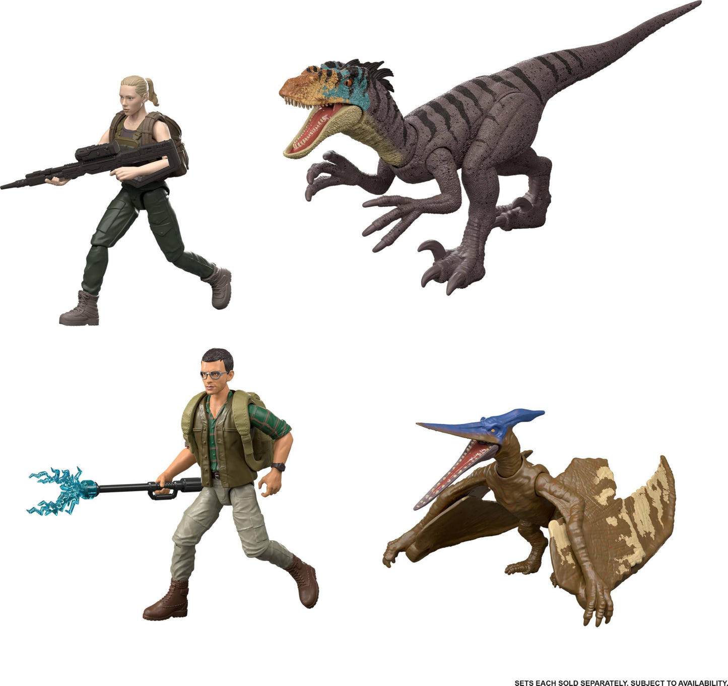 Mattel Jurassic World Rebirth Dr. Loomis & Pteranodon Figure Pack – 3.75-Inch Posable, Movie-Accurate