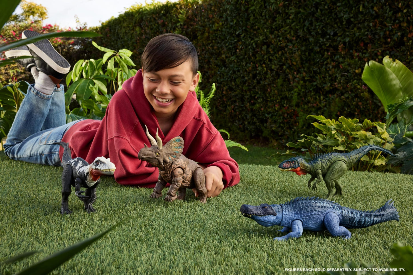 Mattel Jurassic World Rebirth Purussaurus Gigantic Thrashers Figure – 2 Rampage Attacks