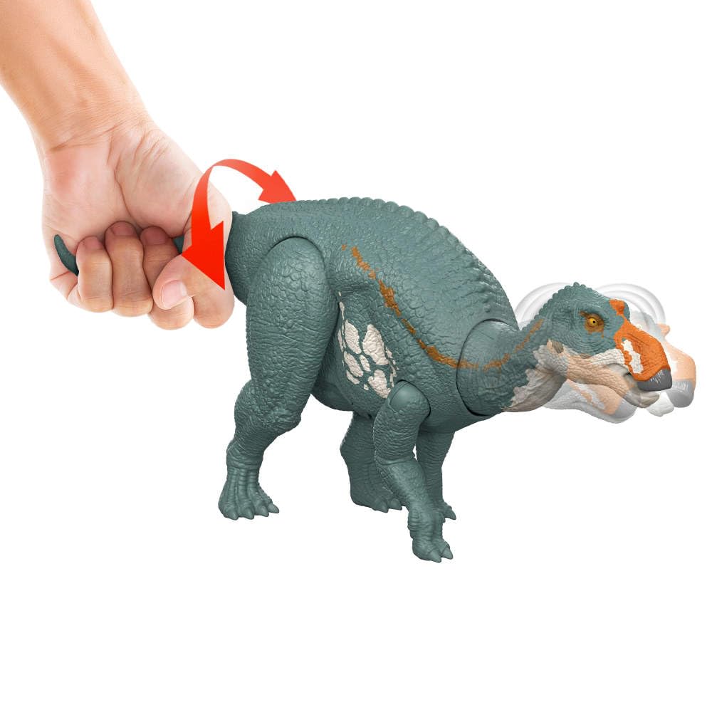 Mattel Jurassic World Rebirth Wild Roar Maiasaura – Tail-Controlled Attack & Roar Toy