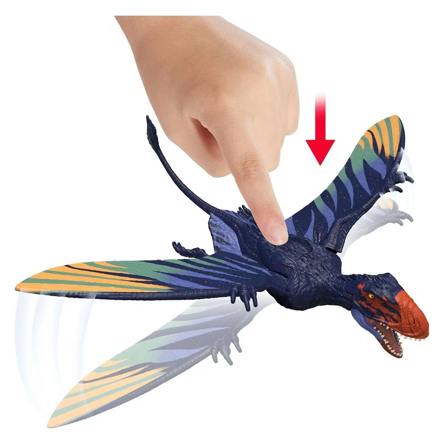 Mattel Jurassic World Survival Strike Attack Dimorphodon – Wing Flapping Action Figure