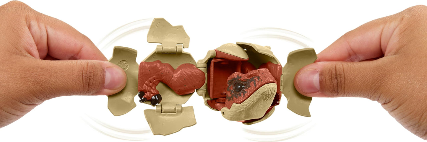 Mattel Jurassic World Hidden Hatchers 4-Pack — 2-in-1 Egg to Dinosaur