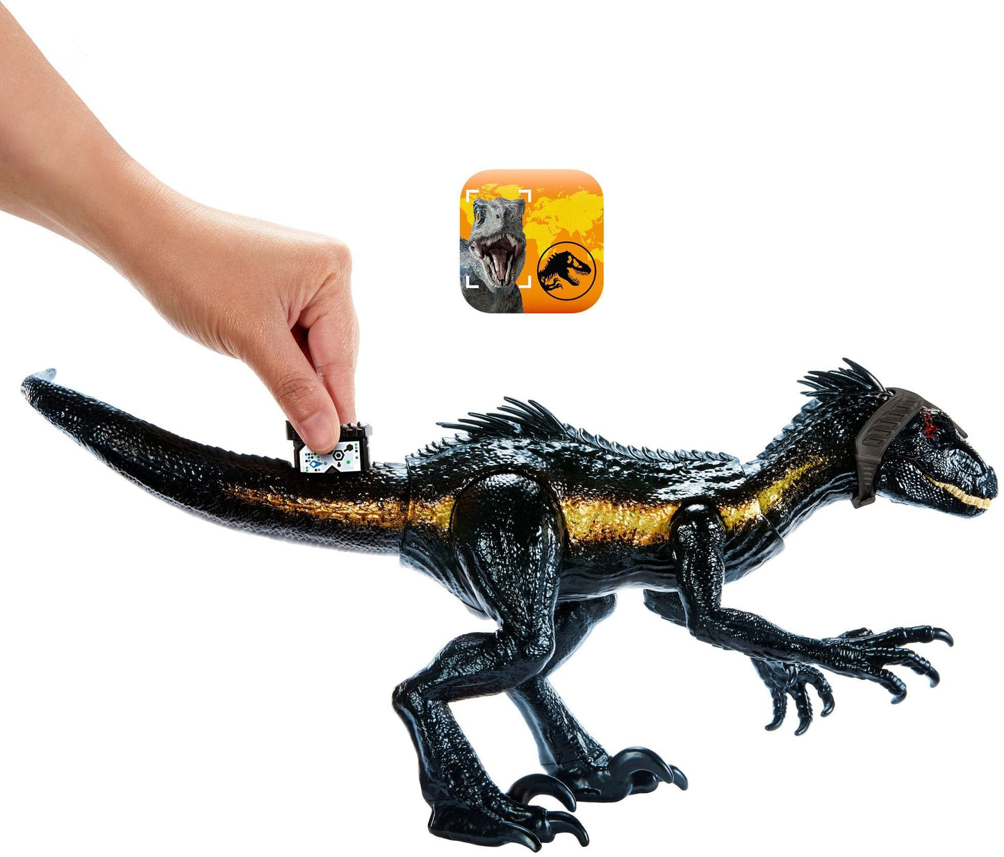 Mattel Jurassic World Track 'n Attack Indoraptor – Lights, Sound, Motion & AR