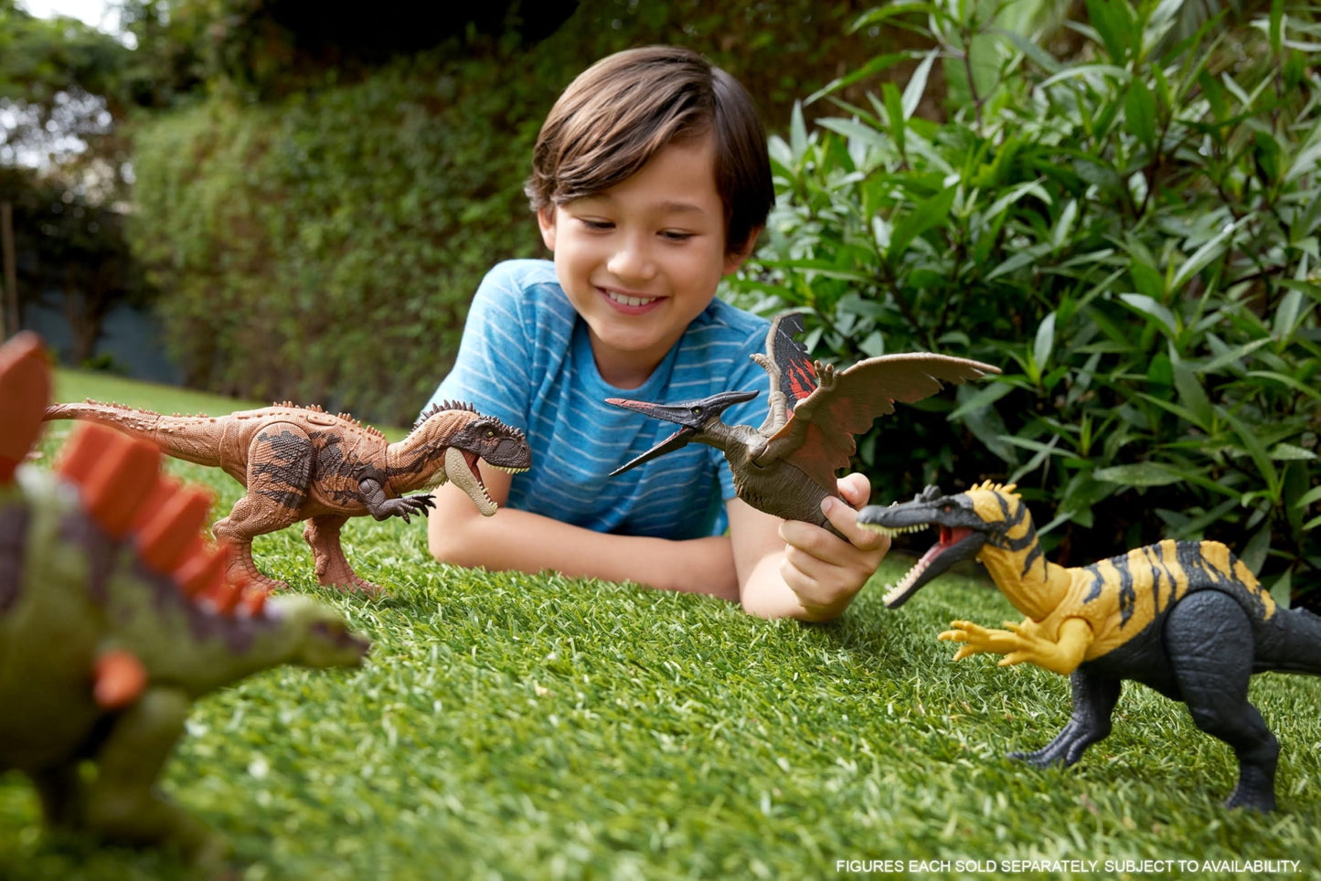 Mattel Jurassic World Wild Roar Dinosaurs with Roar & Attack – 11-Inch Action Figures