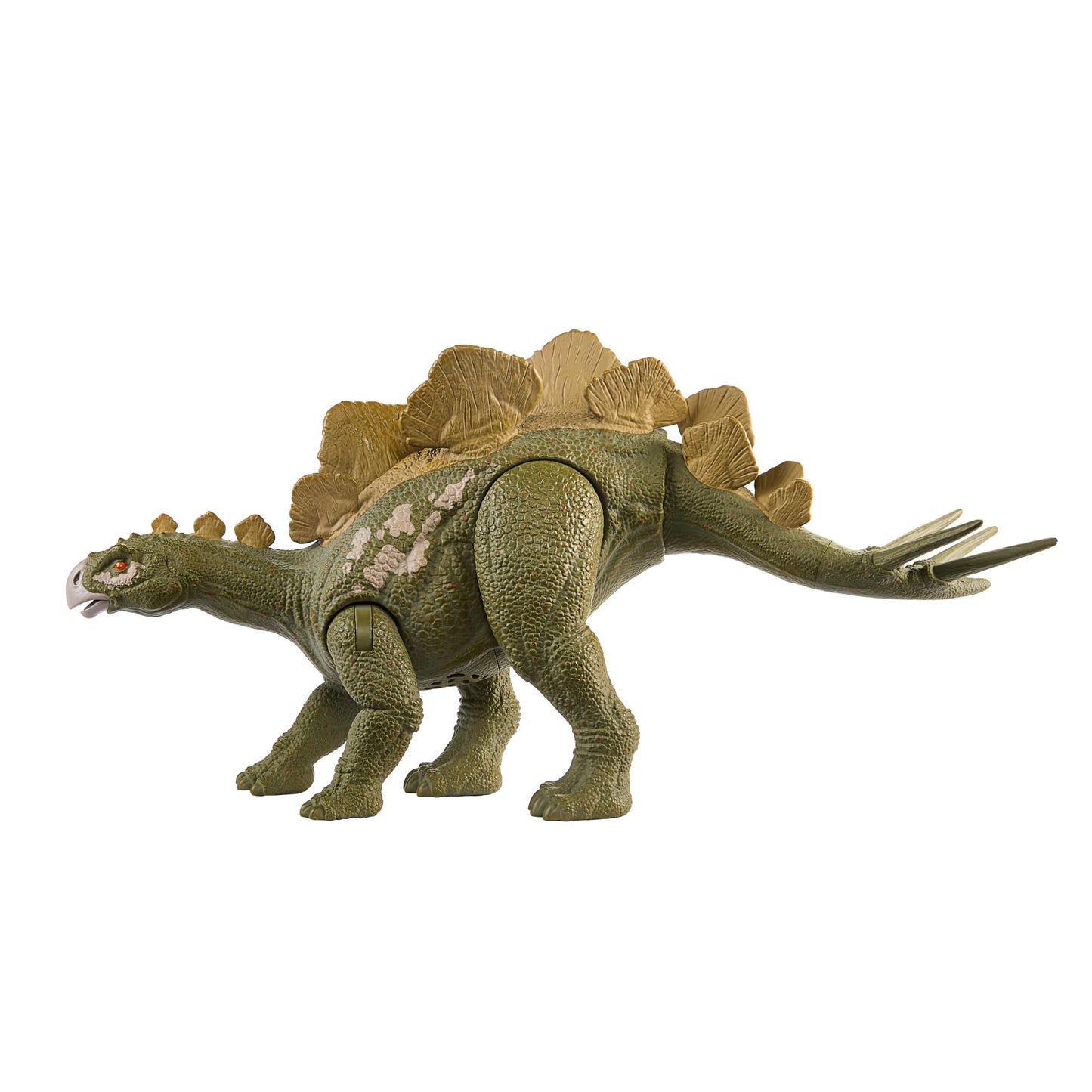 Mattel Jurassic World Wild Roar Hesperosaurus Dinosaur Toy — 11-Inch Posable Figure with Sound & Attack Move