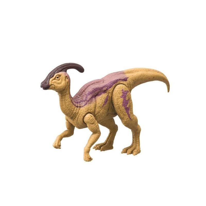 Mattel Jurassic World Wild Roar Parasaurolophus – Glow Spine Reveal, Lights & Roar Action Figure