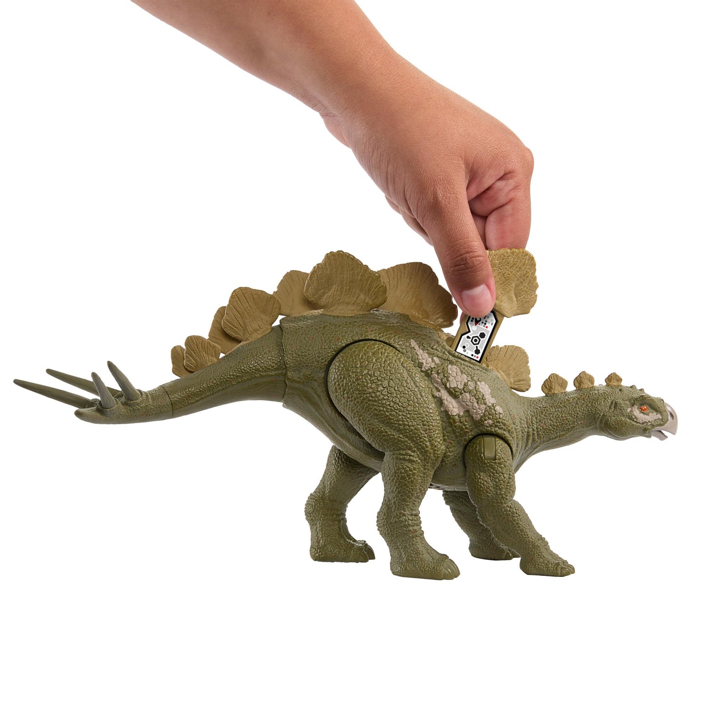 Mattel Jurassic World Wild Roar Hesperosaurus Dinosaur Toy — 11-Inch Posable Figure with Sound & Attack Move