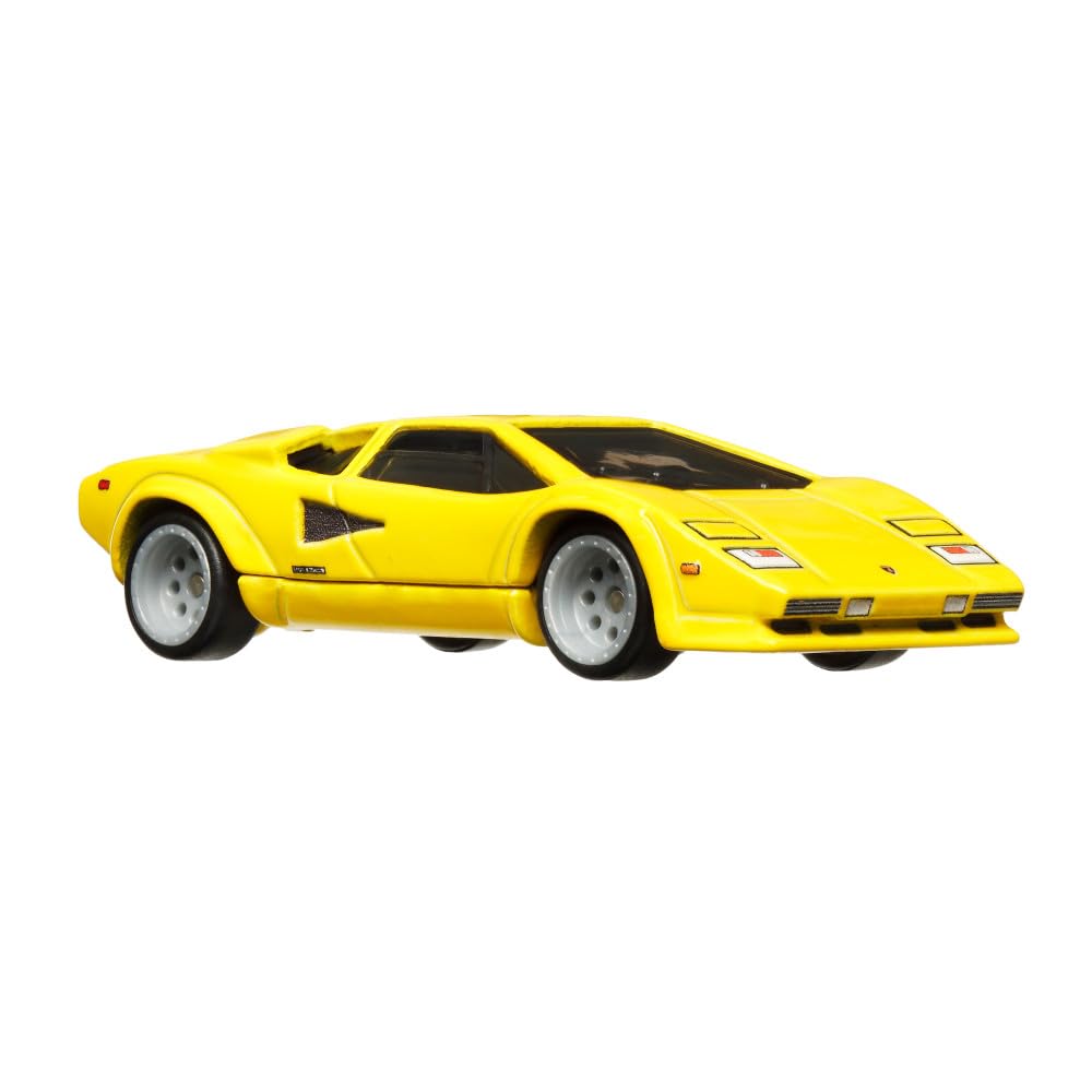 Mattel Hot Wheels Lamborghini Countach LP 5000 QV Diecast Model Car – Spettacolare Yellow