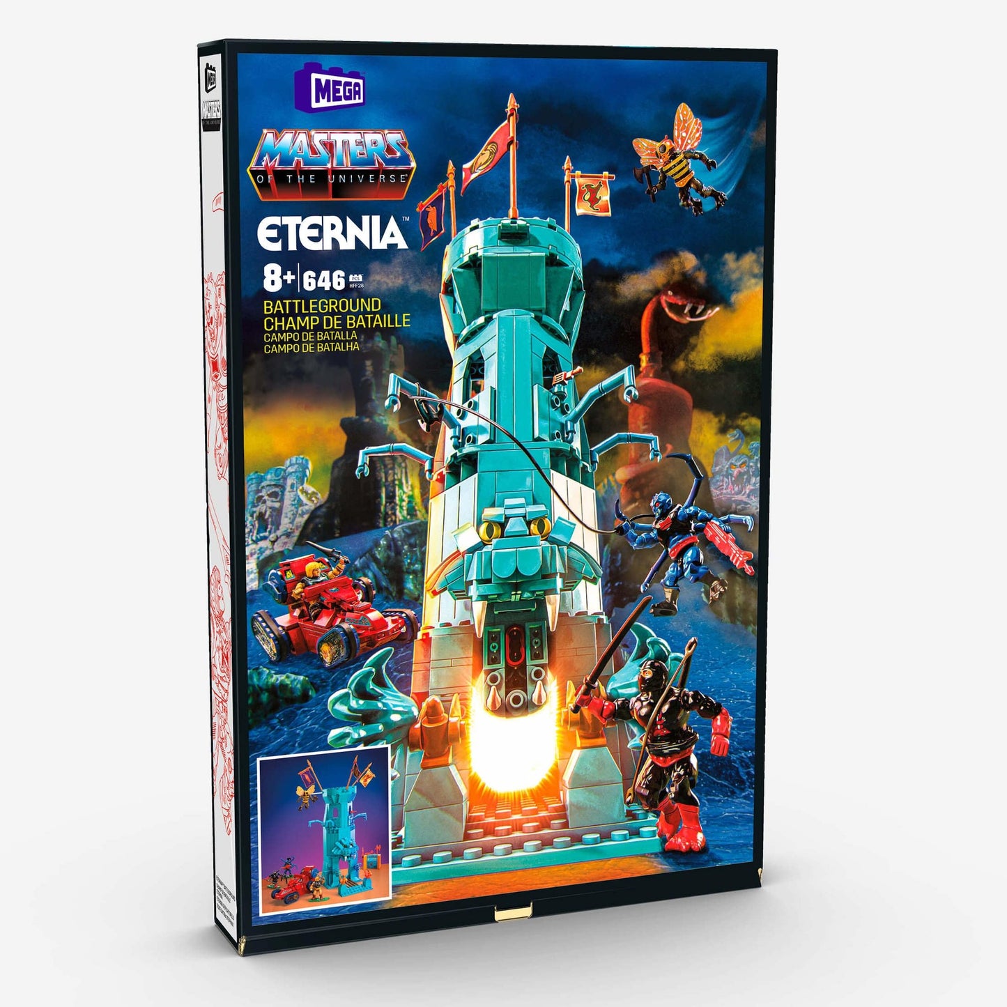 Mattel MEGA Masters of the Universe Eternia Battleground Building Set - Small (HFF28)