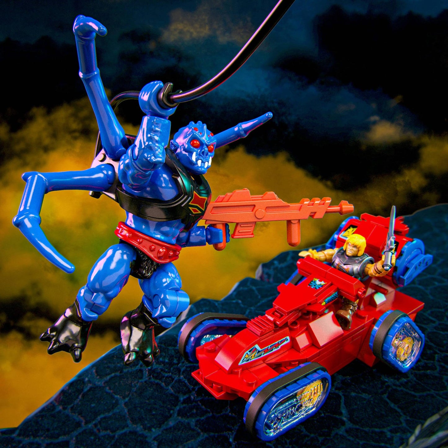 Mattel MEGA Masters of the Universe Eternia Battleground Building Set - Small (HFF28)