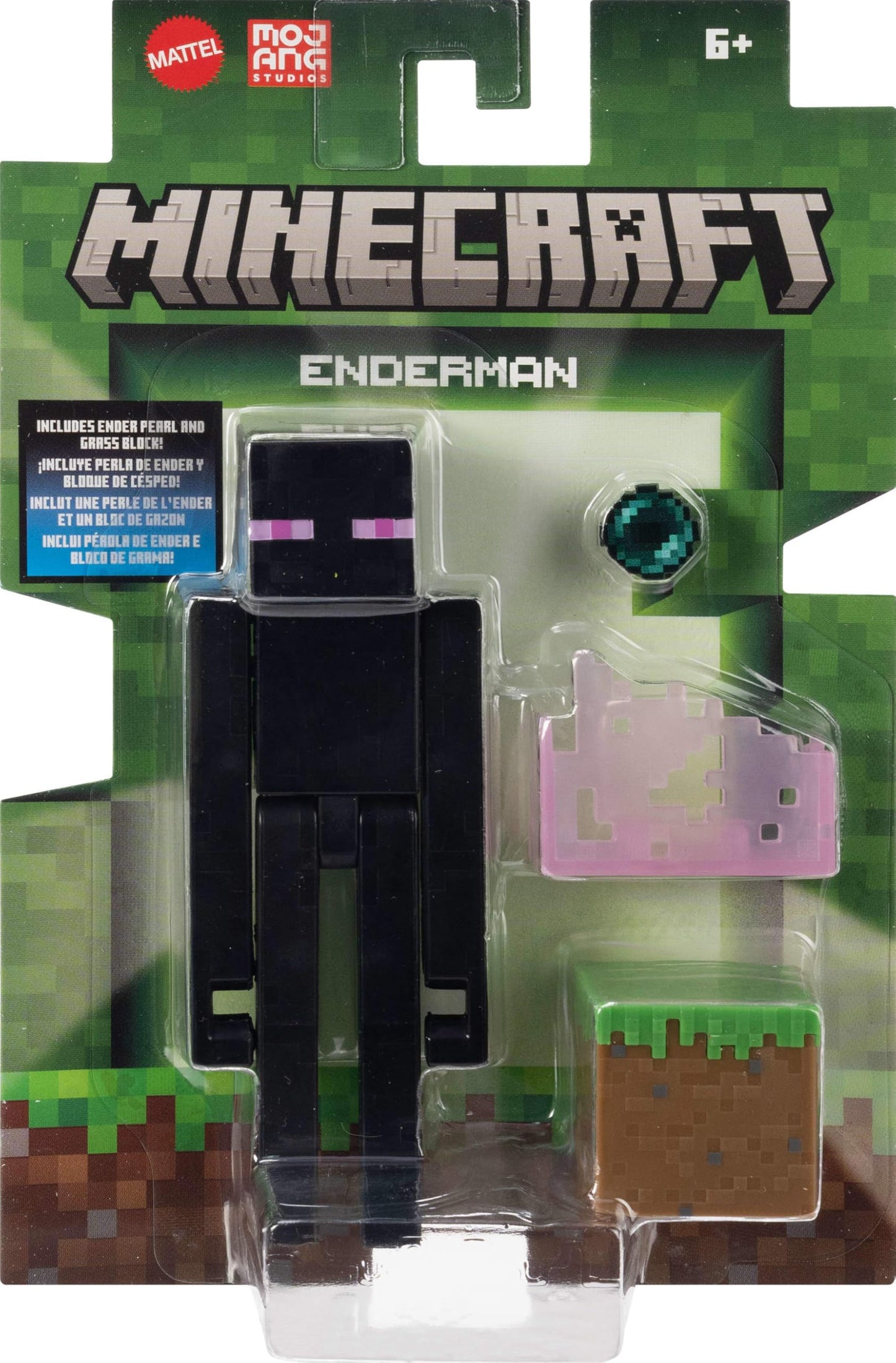 Mattel Minecraft Action Figures & Accessories Set — 3.25-Inch Pixelated Collectibles