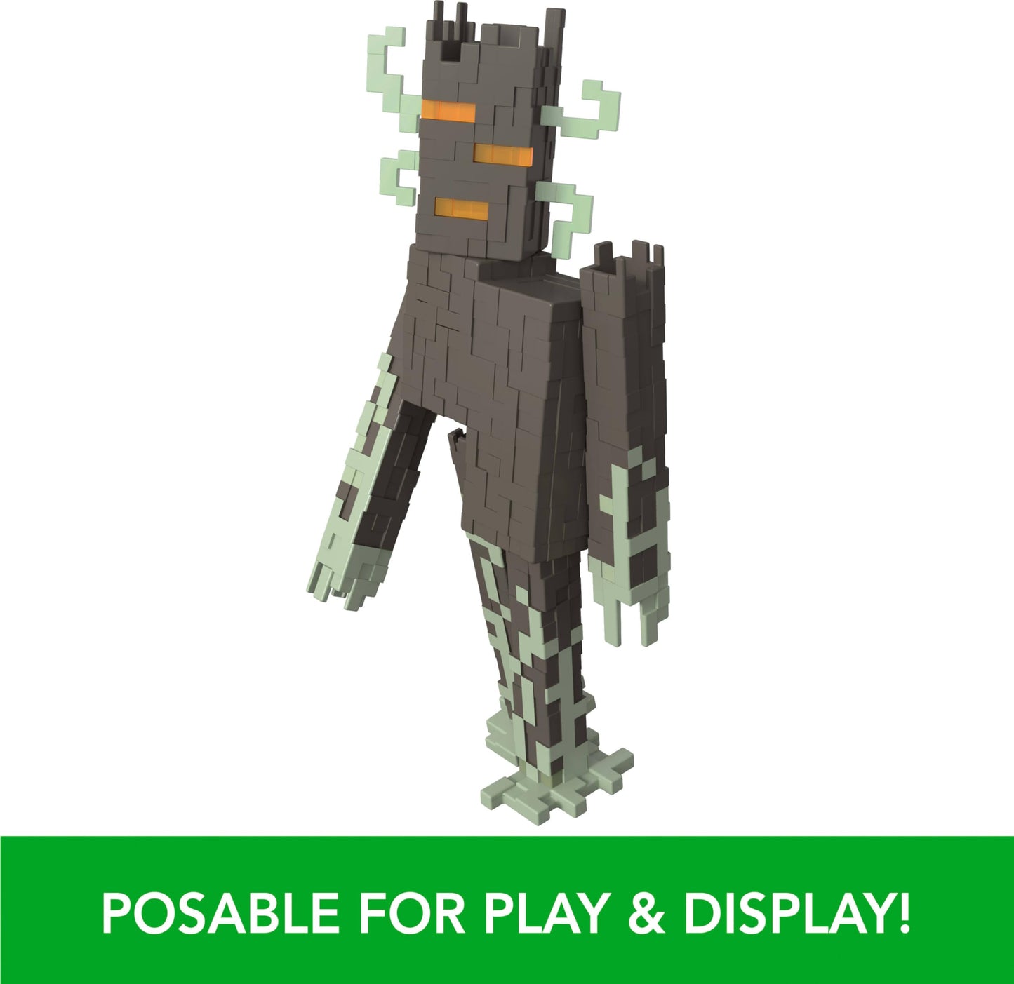 Mattel Minecraft The Creaking Action Figure – Lights, Sounds & Heart Block (8-Inch)